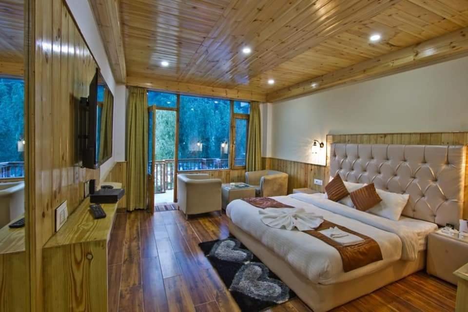 Himalayan Riverside Resort, Manali Exterior foto